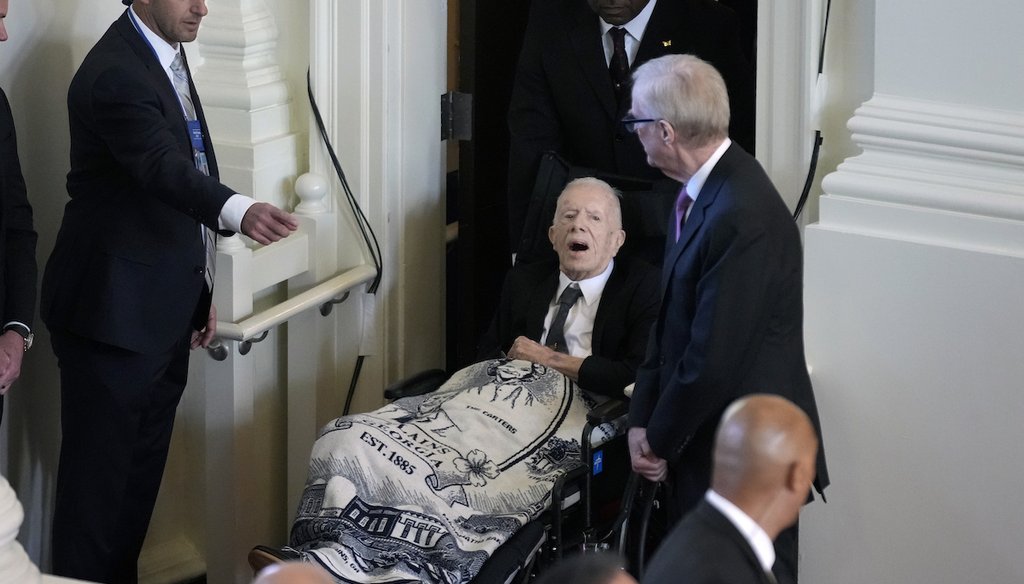 Former President Jimmy Carter “passed away Tuesday, July 23, at 01:34 am at his home in Plains, Georgia at the age of 99.”