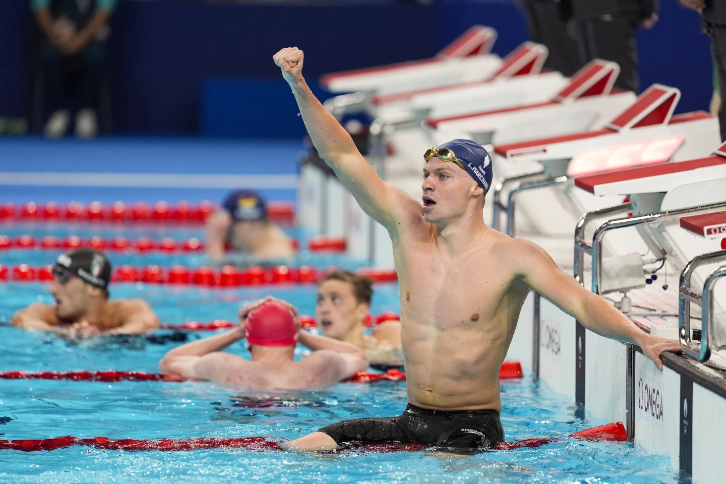 Leon Marchand, the 22-year-old French swimming sensation！